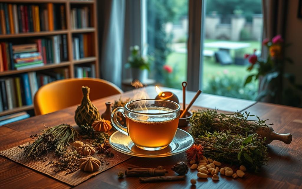 Evening tea for relaxation herbal remedies usage