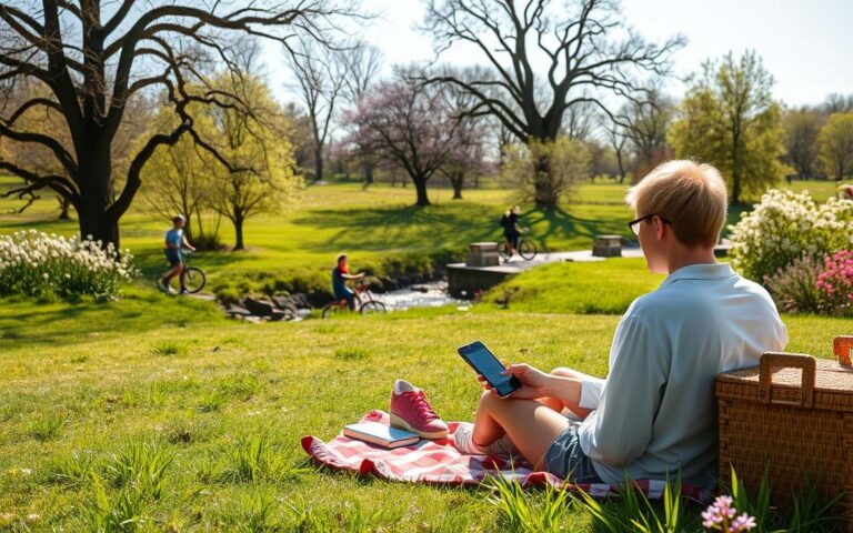 how to spend less time on social media during spring season